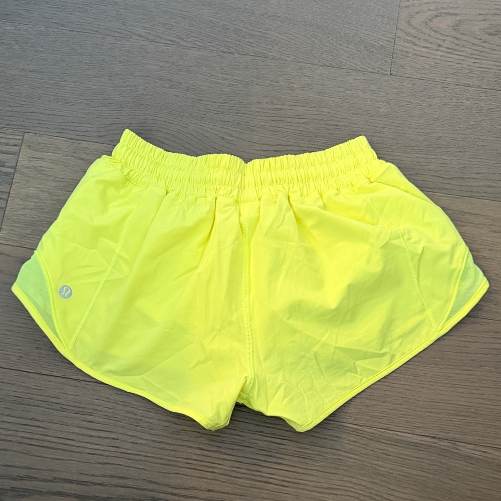 lululemon athletica Women's Neon Yellow Athletic Shorts